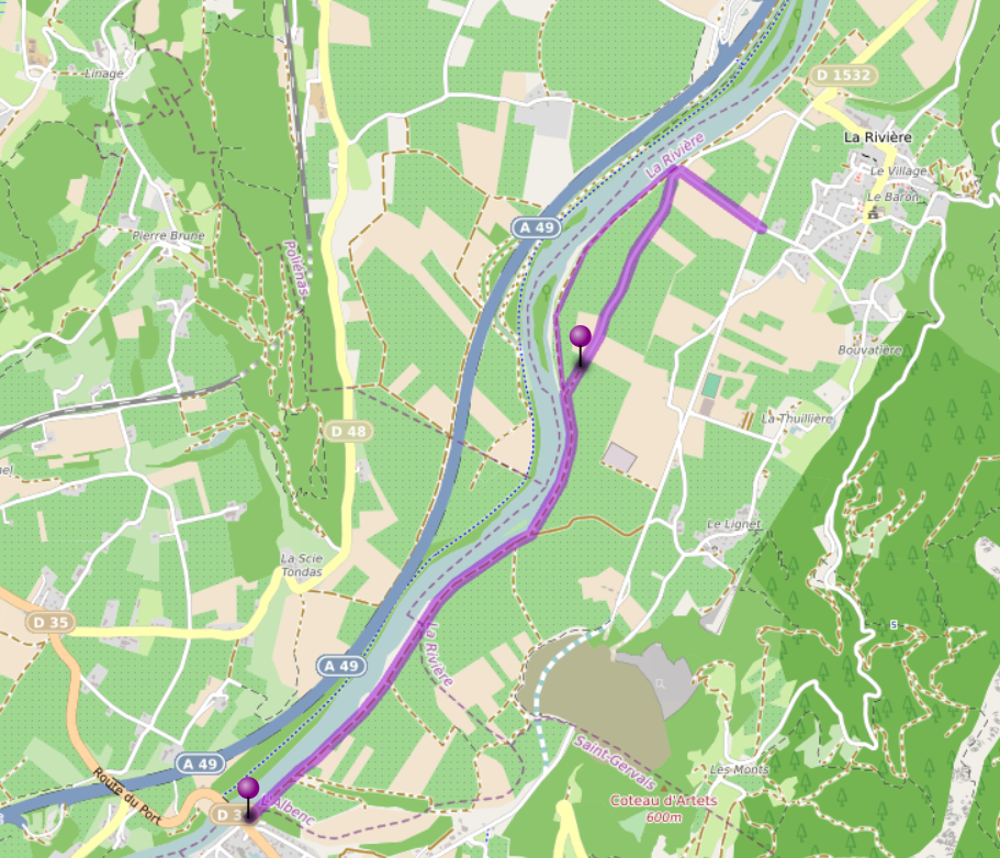 carte riviere